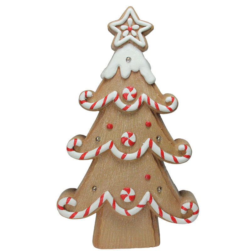 The Holiday Aisle Gingerbread Christmas Tree Tabletop Wayfair